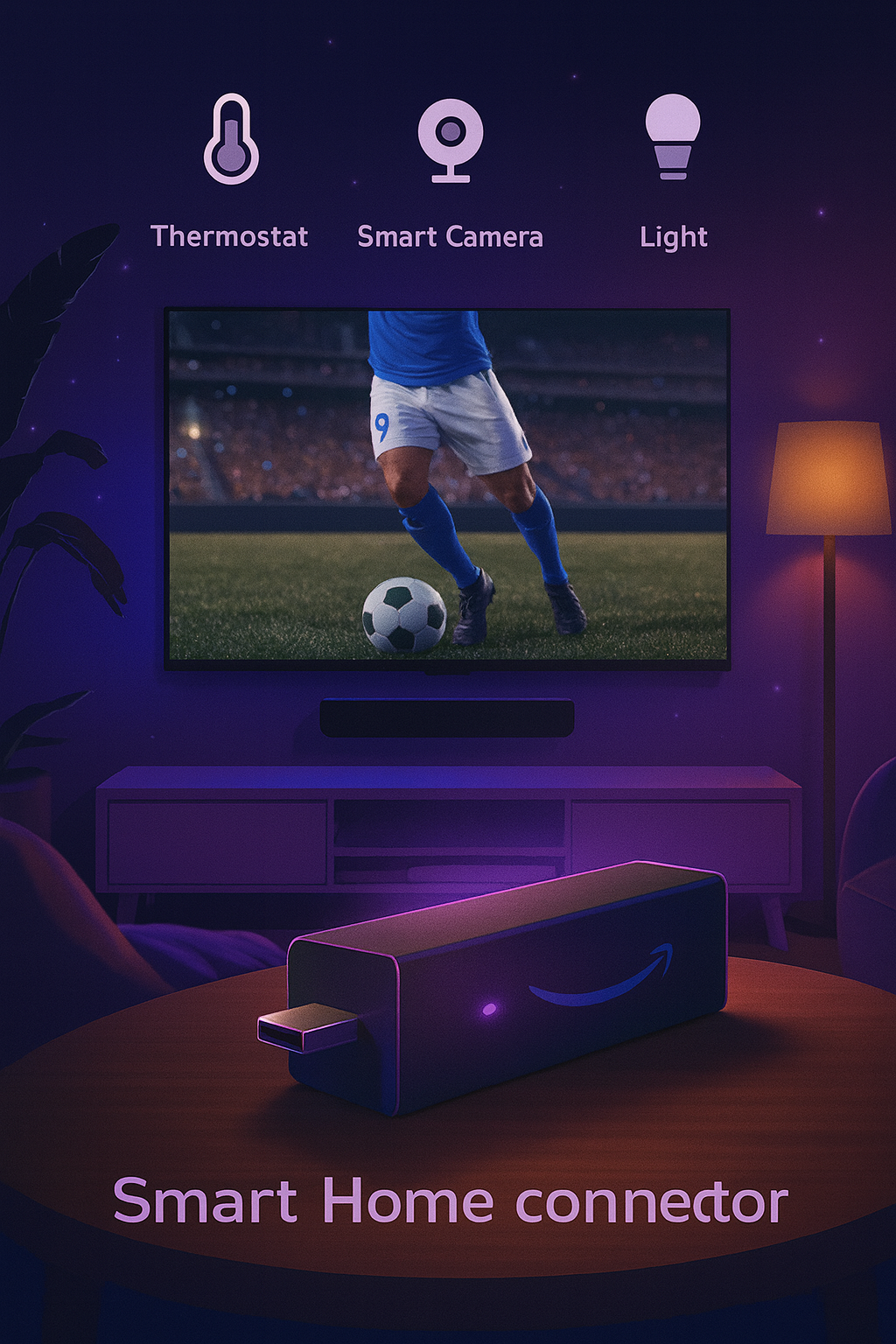 Clé HDMI Fire TV Stick – CozyVision™ (Streaming 4K, Wi-Fi, Alexa)