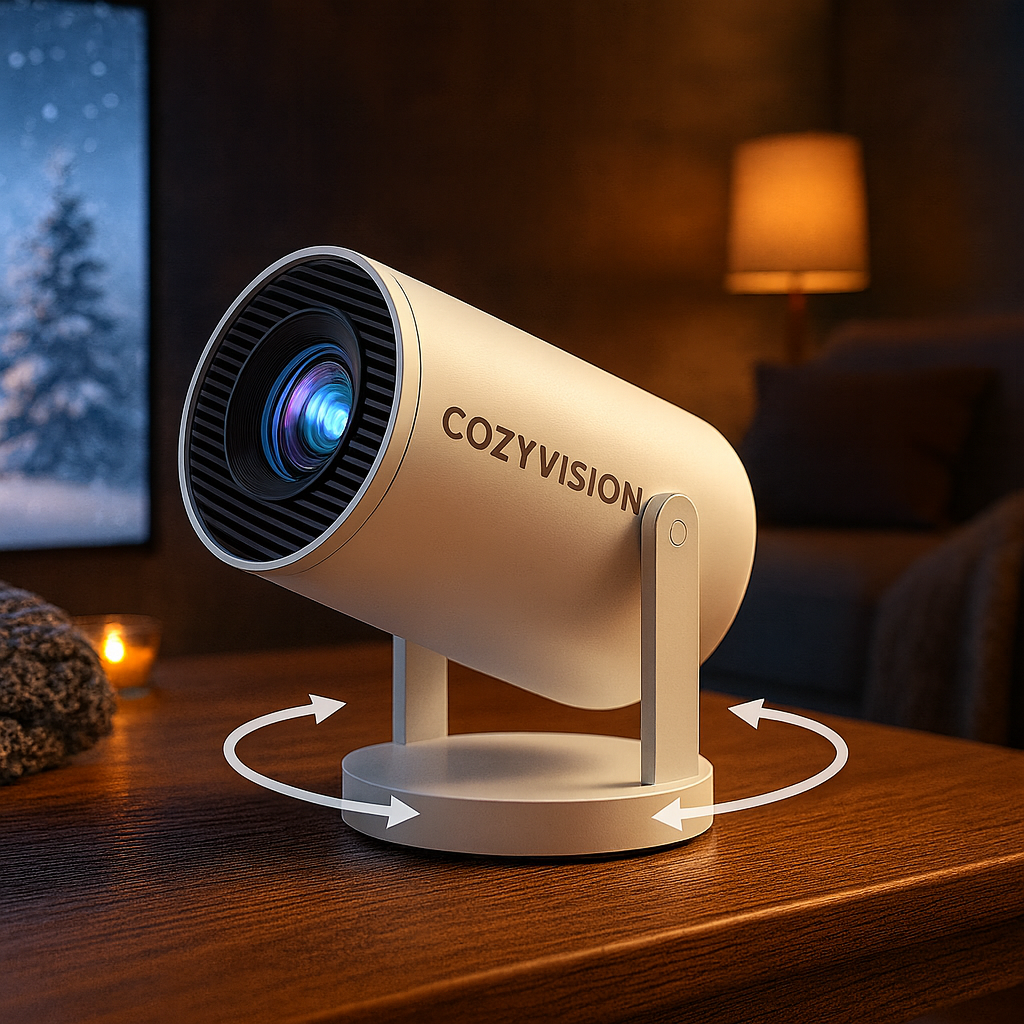 Mini Rétroprojecteur 4K – CozyVision™ HY300 PRO (rotatif 180°) (Copie)