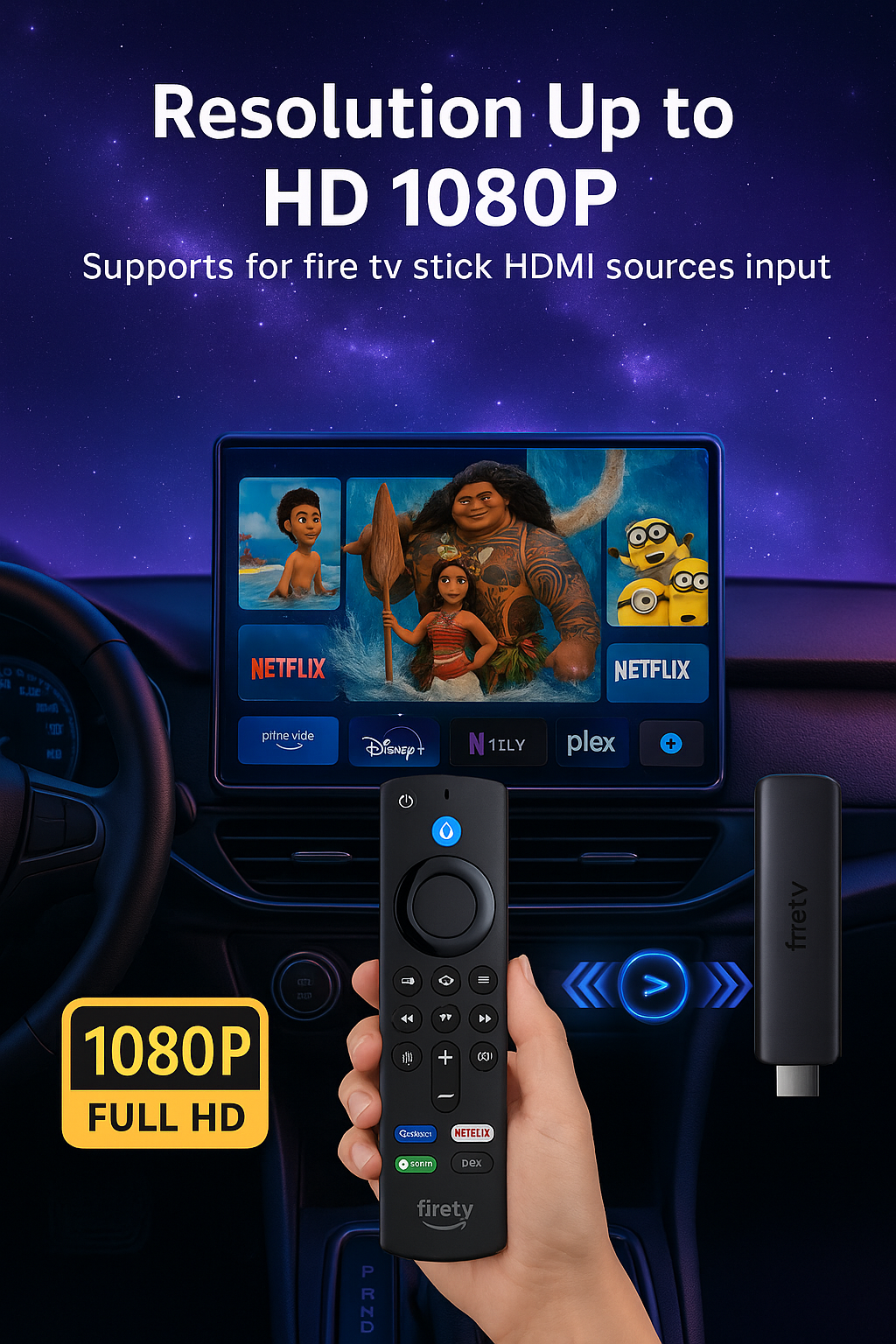 Adaptateur Carlinkit – CozyVision™ (CarPlay & Android Auto)